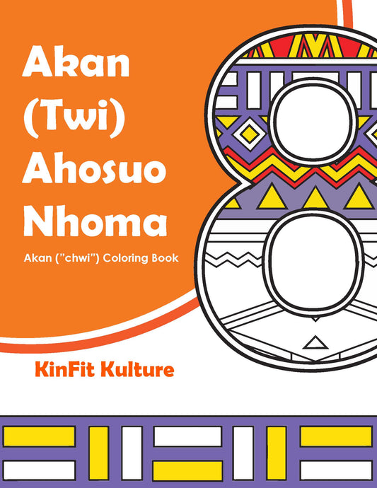 Akan Numbers Coloring Book